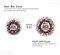 Patriotic 18-Inch Red, White, and Blue Berry Wreath with Americana Flag for 4th of July, Memorial Day, and Veterans Day